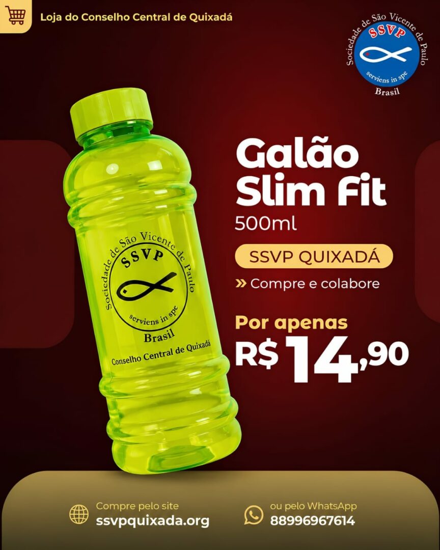 Galão Slim Fit 500ml